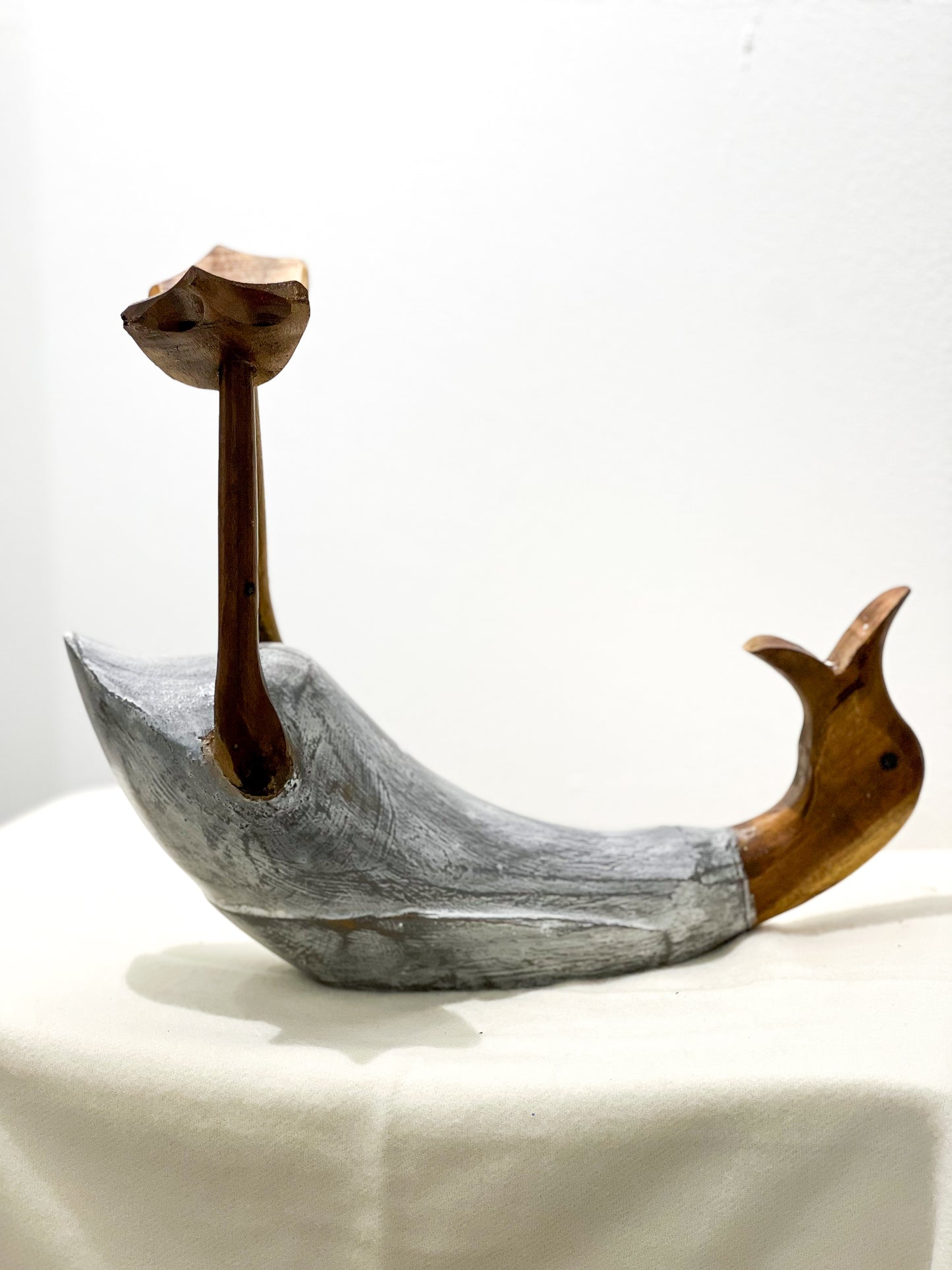 Weinhalter Ente (Graue Farbe)