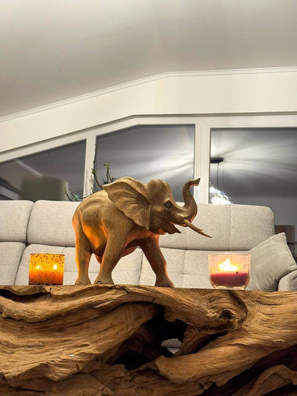 Holzfigur „Elefant“