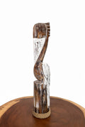 Holzfigur „Pelikan“ (Weiß)