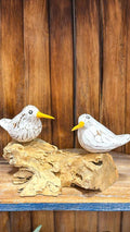 Wooden figures “Birds on Root Wood” (Set of 2)