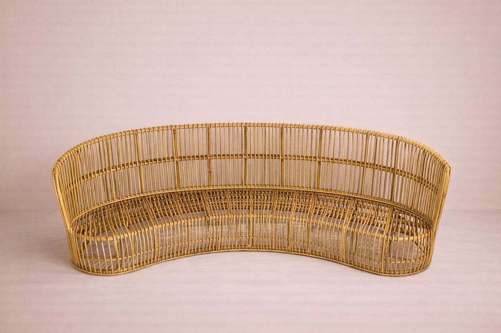 Rattan-Sofa