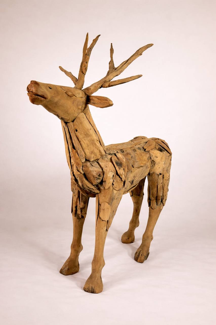 Holzskulptur „Hirsch“ (Einzelstück!!!!)