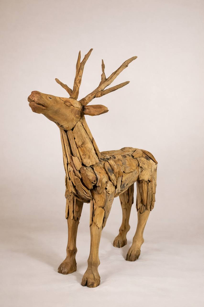 Holzskulptur „Hirsch“ (Einzelstück!!!!)