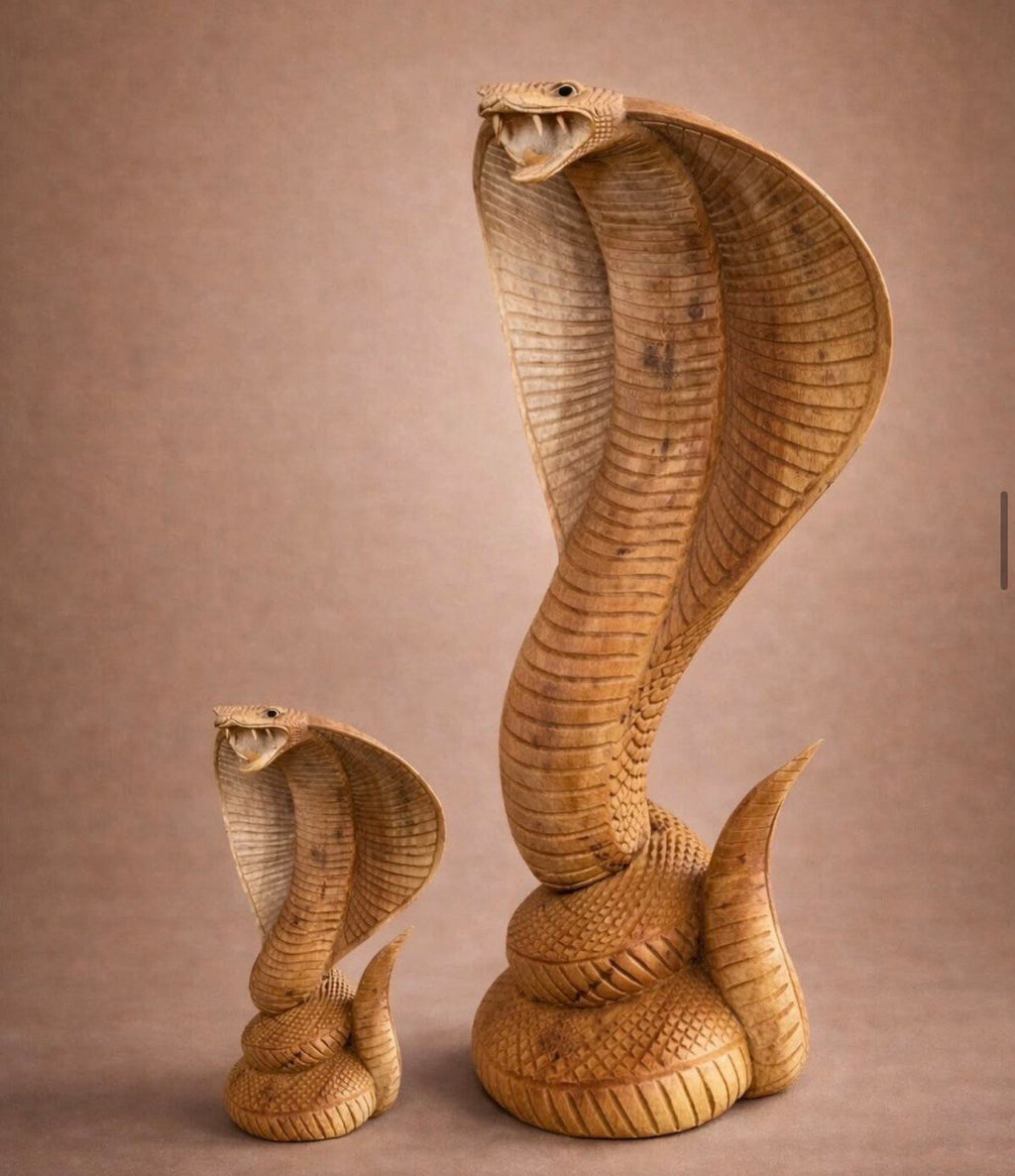 Wooden figure “Cobra”