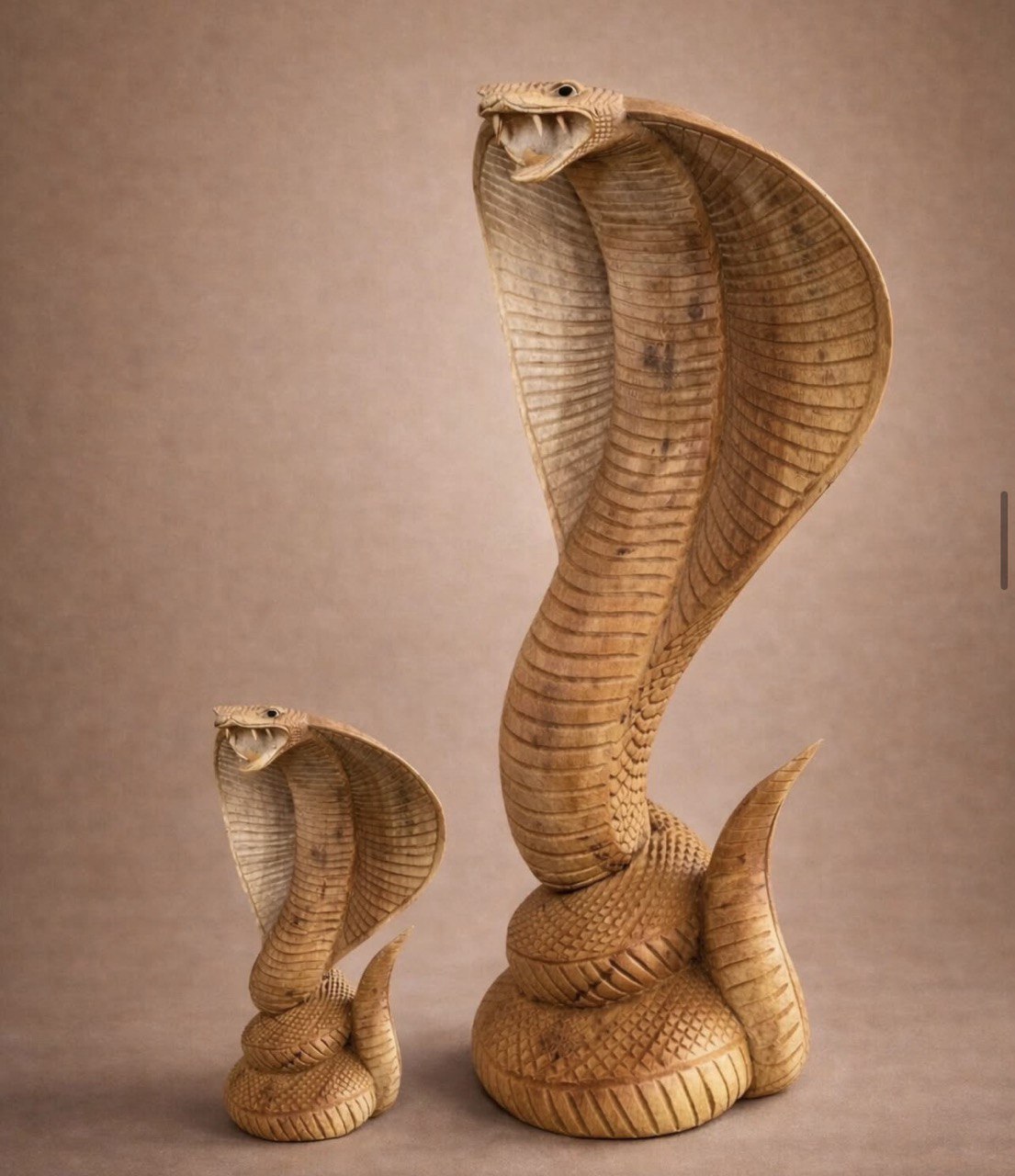 Wooden figure “Cobra”