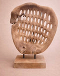 Dekorative Skulptur aus Teakholz