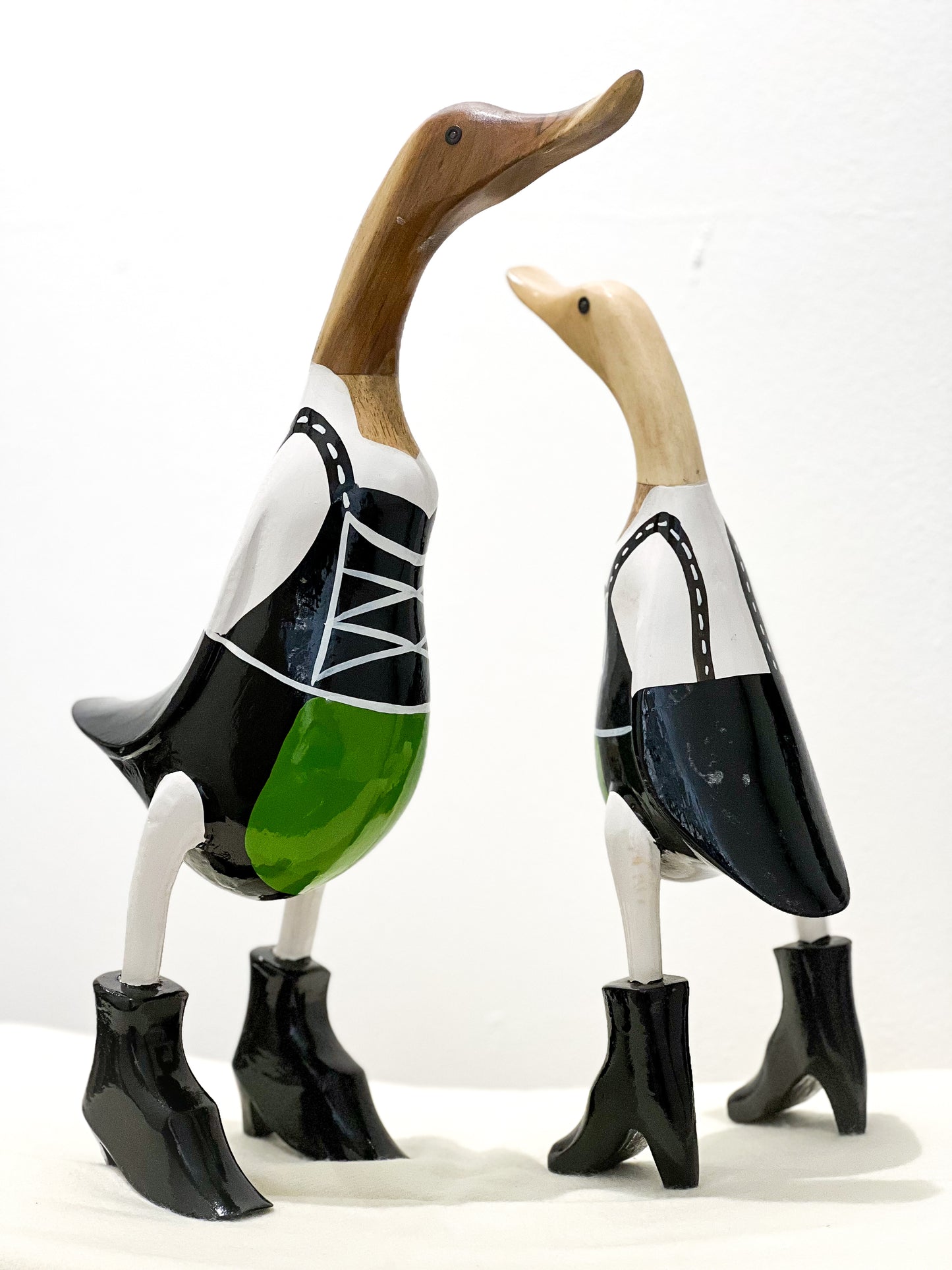 Enten Familie (Grüne Tracht)