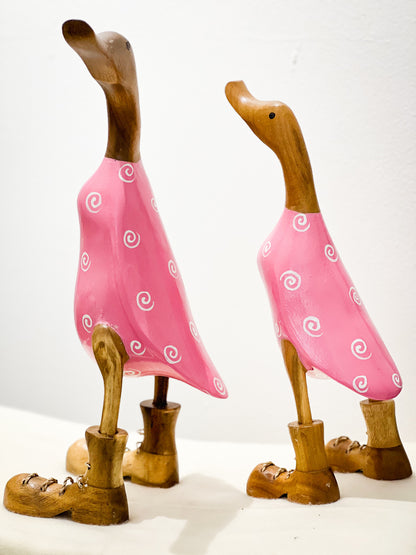 Enten Familie (Pinke Kleidung)