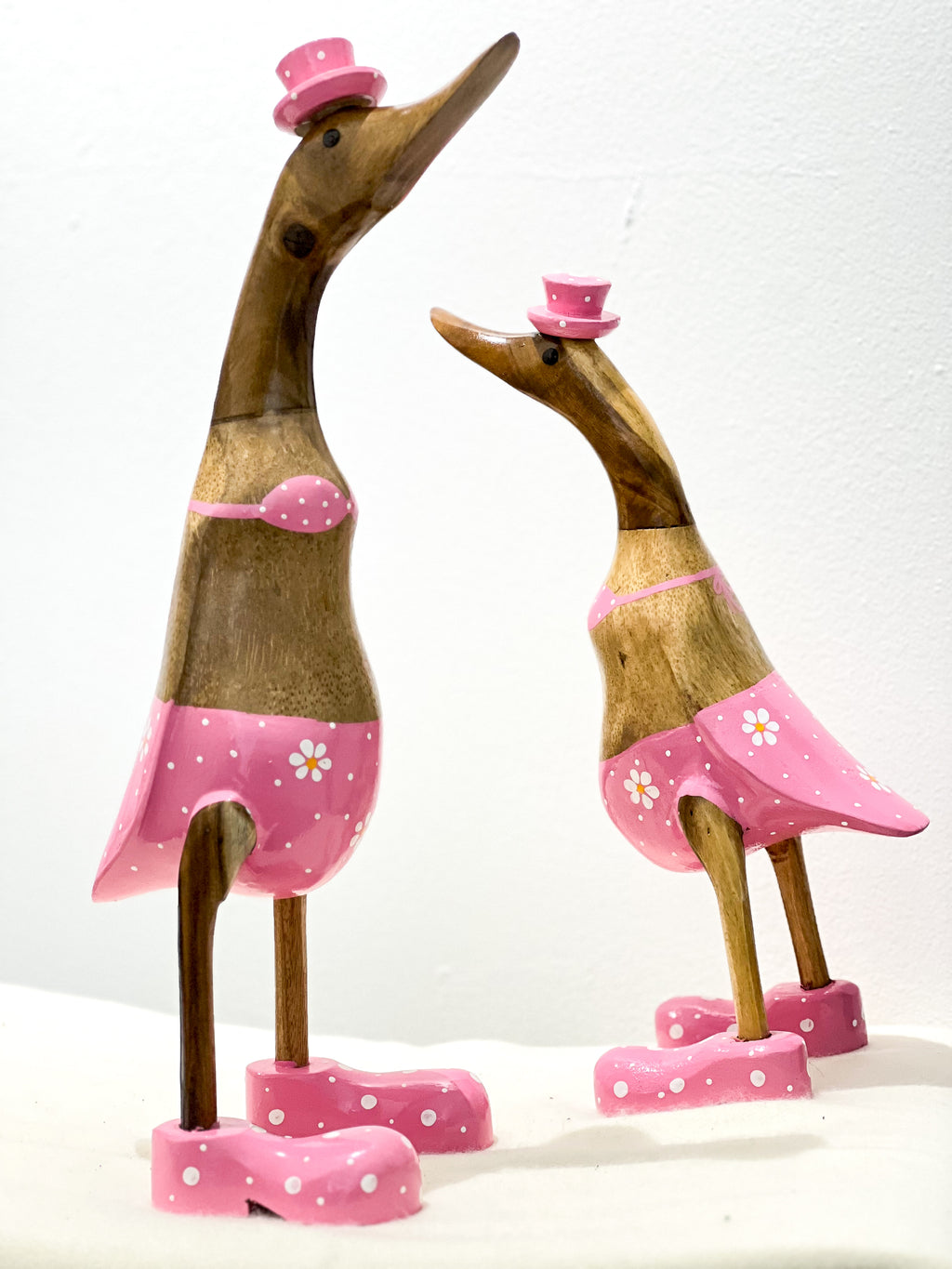 Sea Beach Duck Family (Pink Swimsuit Set)
