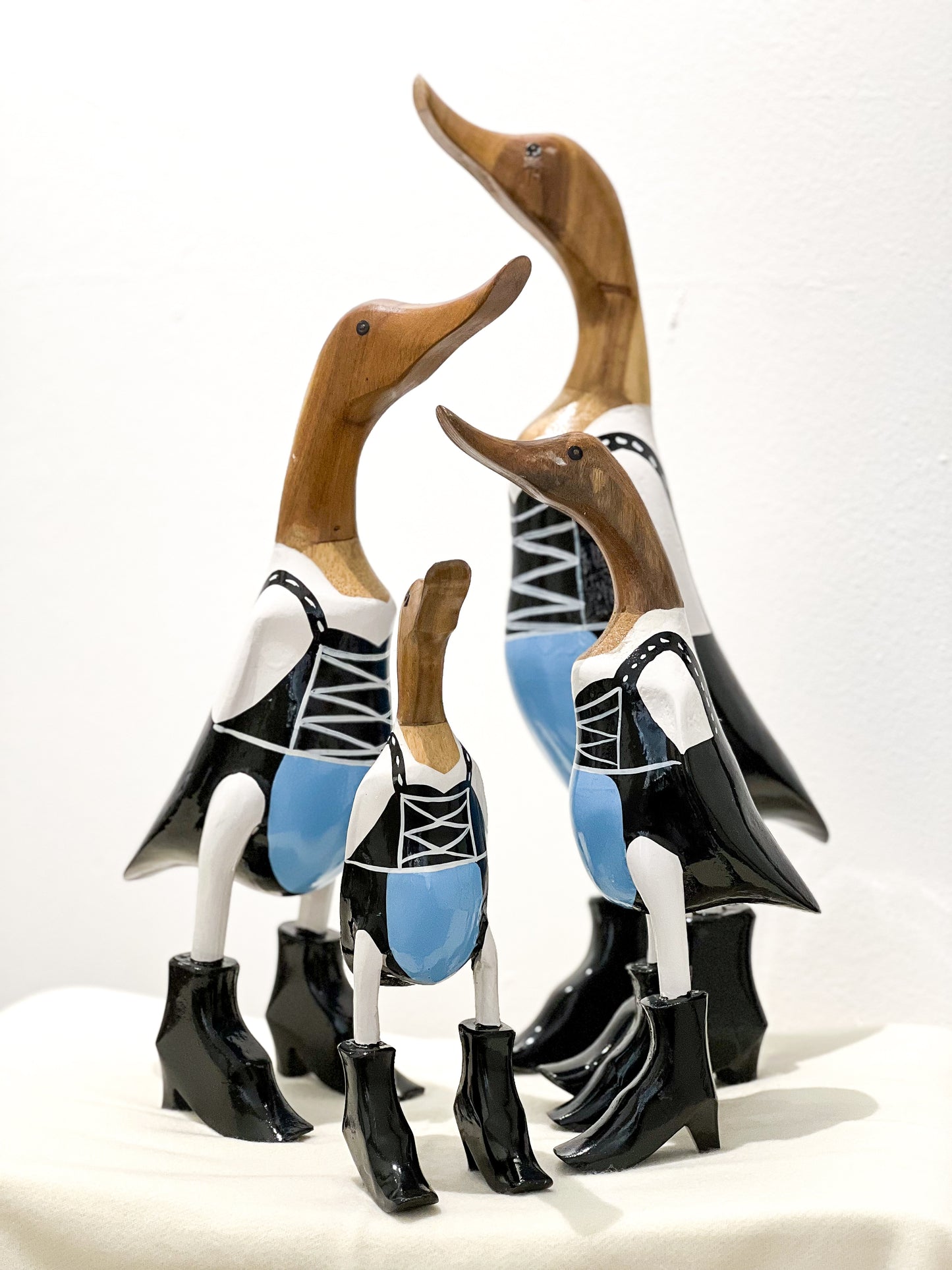 Enten Familie (Blaue Tracht)