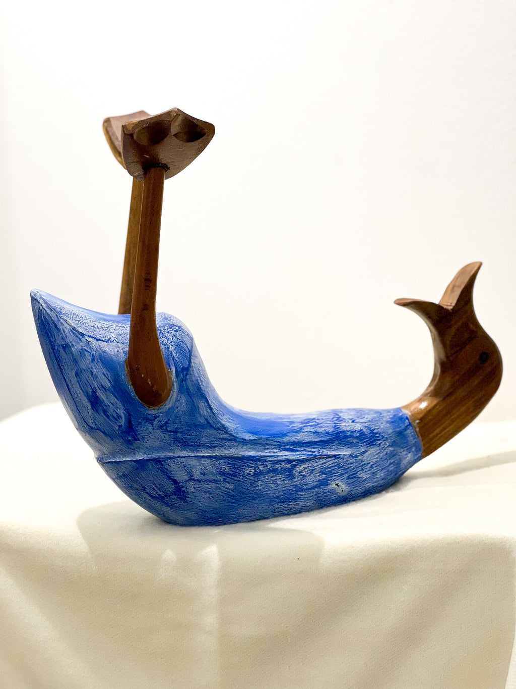 Blue Wine Bottle Holder