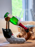Grey Suit Wine Bottle Holder