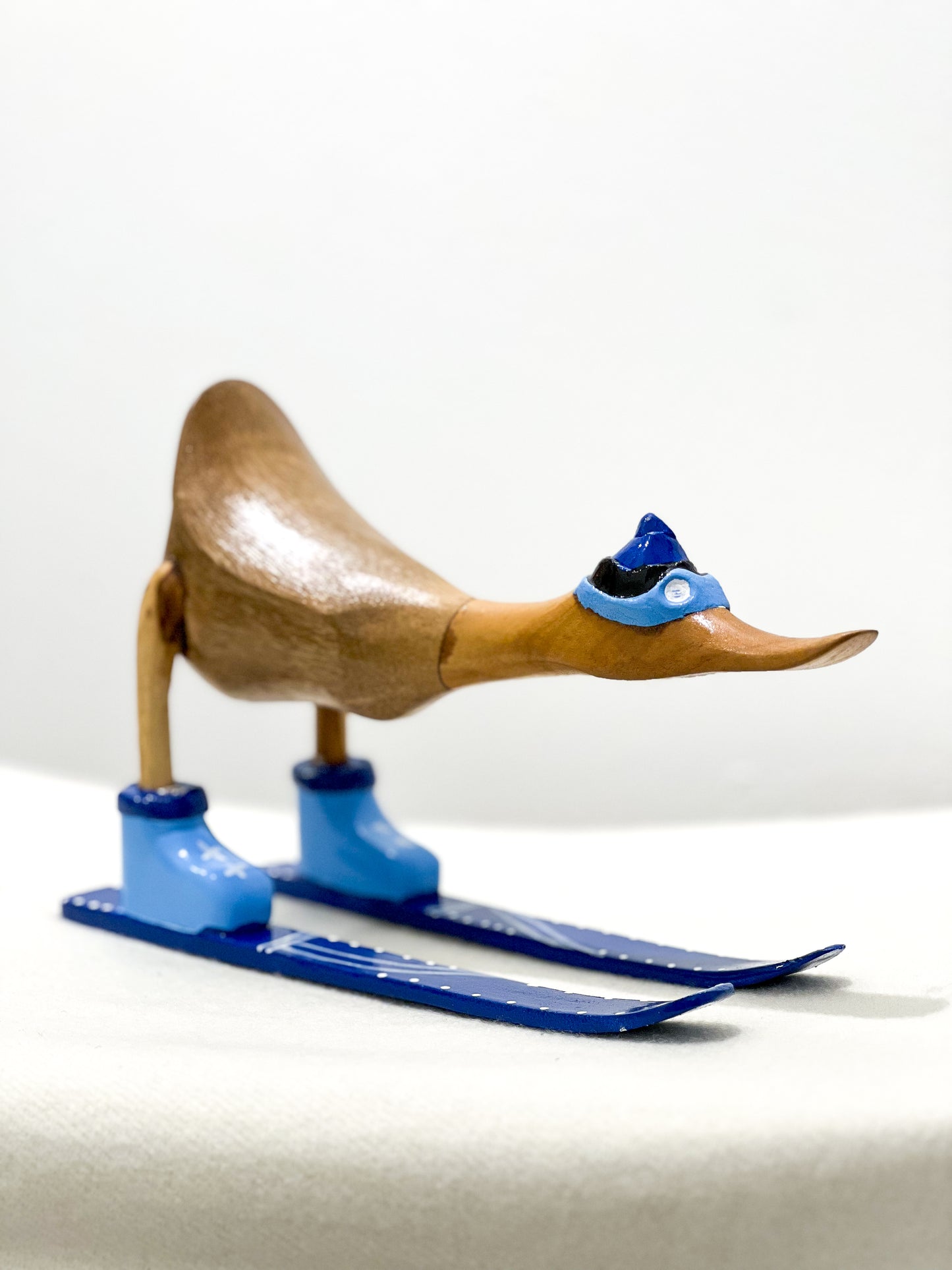 Mini Enten auf Ski (Verschiedene Farben)