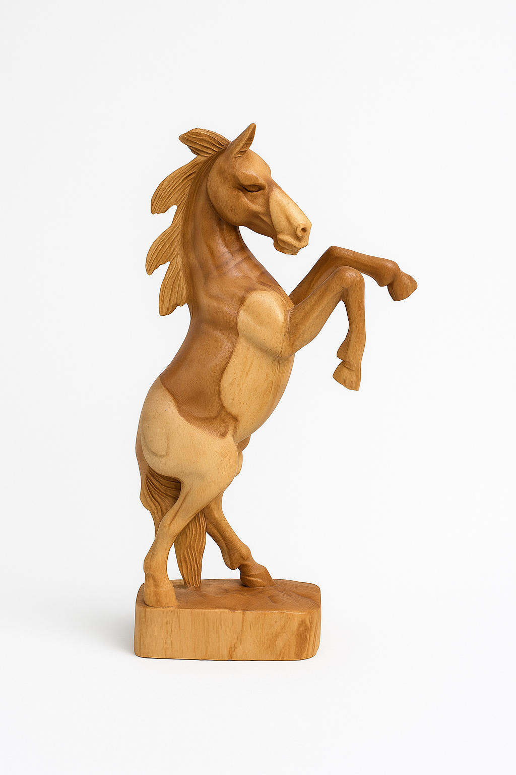 Pferdefigur aus Teakholz