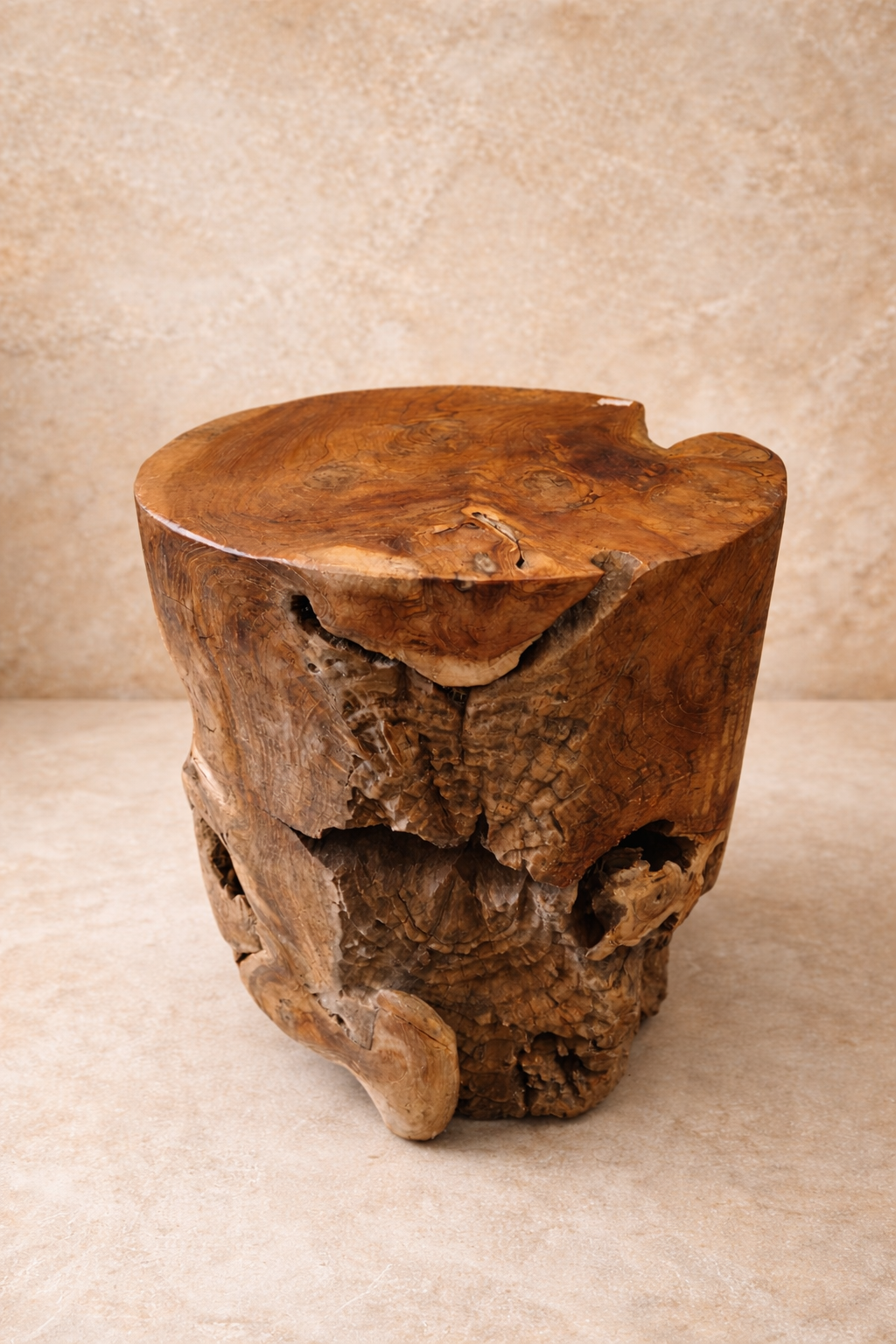 Teakholz Hocker